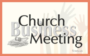 Church Business Meeting
