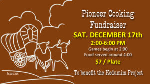 Pioneer Cooking Fundraiser