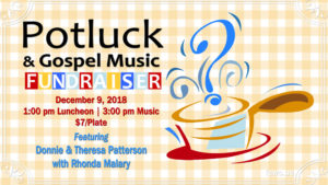 Potluck & Gospel Music Fundraiser