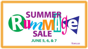 Summer Rummage Sale 2019