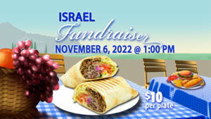 Israel Fundraiser - Shawarmas & Hamburgers