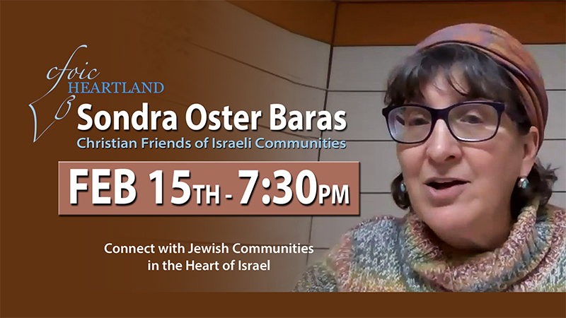 Sondra Oster Baras Brings News from Israel