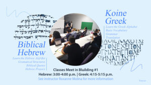 Hebrew & Greek Classes